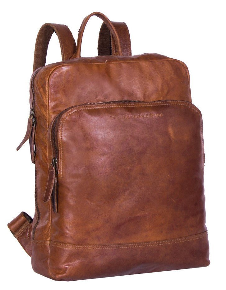 The Chesterfield Mack Leather Backpack Cognac