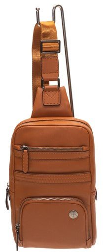 Journeyman Leather Single Strap Backpack Tan