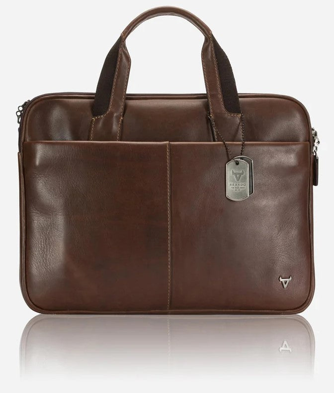 Brando Brosnan Slim 13" Laptop Bag | Brown