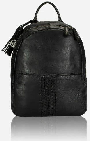 Brando Leather Backpack | Black