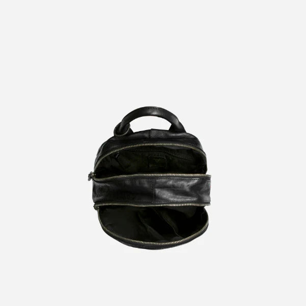 Brando Leather Backpack | Black