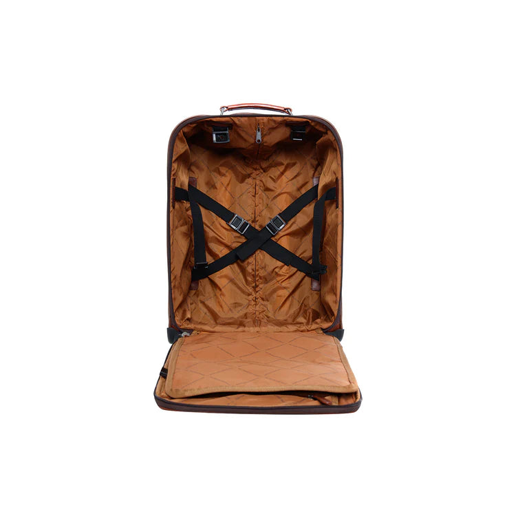 Chesterfield San Marino - Cabin Luggage Trolley | Cognac