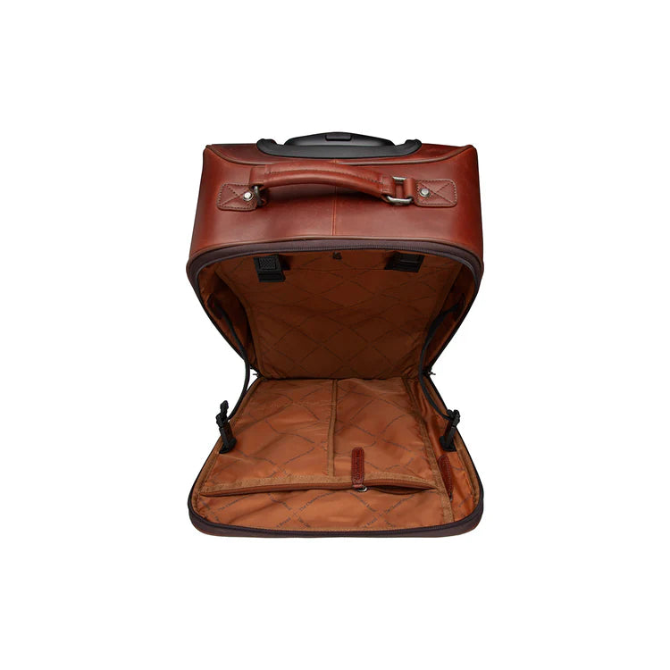 Chesterfield San Marino - Cabin Luggage Trolley | Cognac