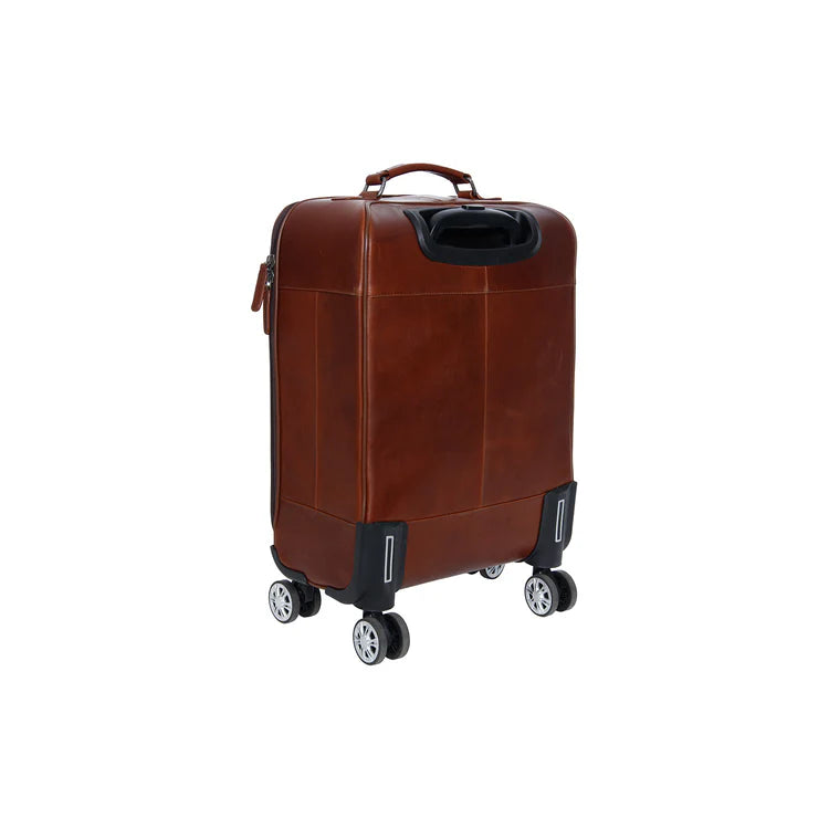 Chesterfield San Marino - Cabin Luggage Trolley | Cognac