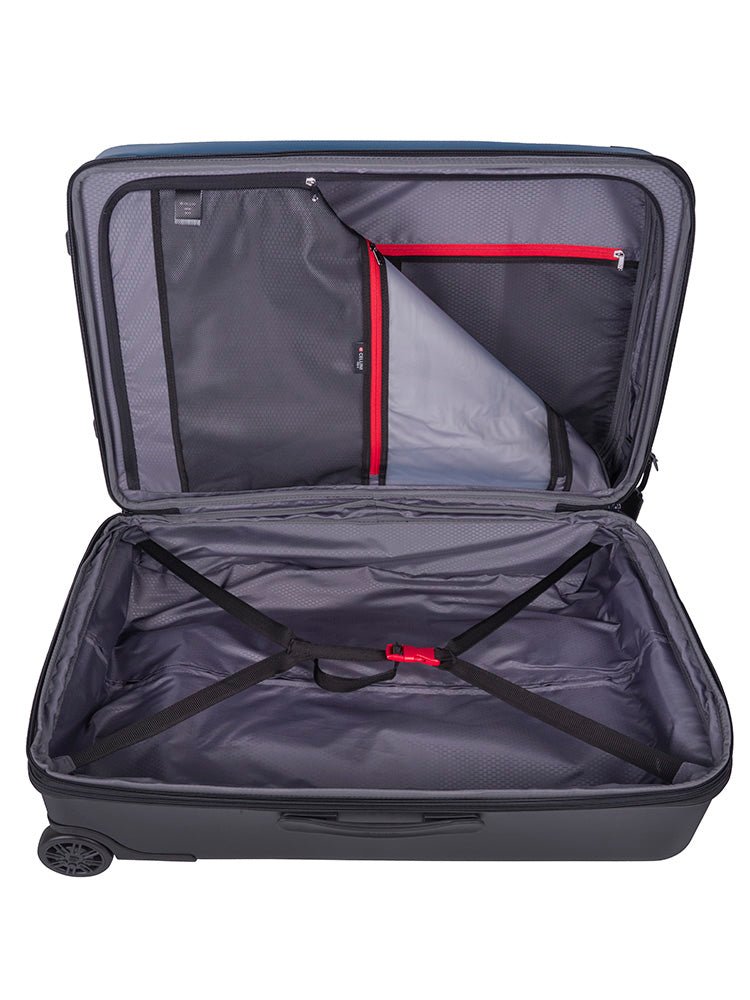 Cellini Pro X Large Trolley Pullman with Oversized Fastline Wheels | Blue - iBags - Luggage & Leather Bags