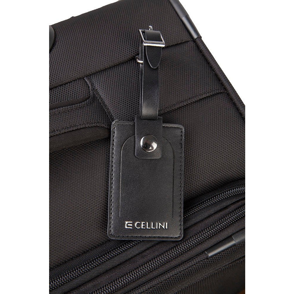 Cellini Smartcase 4 Wheel Carry On Trolley | Jet Black - iBags - Luggage & Leather Bags