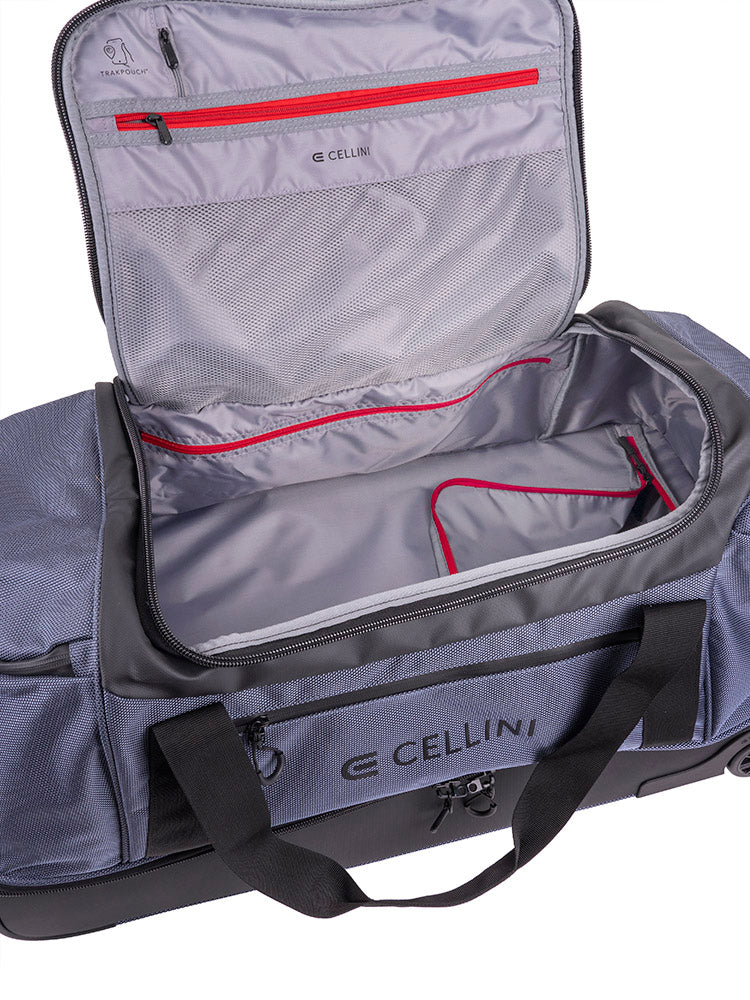 Cellini Xplorer Large Double Decker Trolley Duffels | Blue