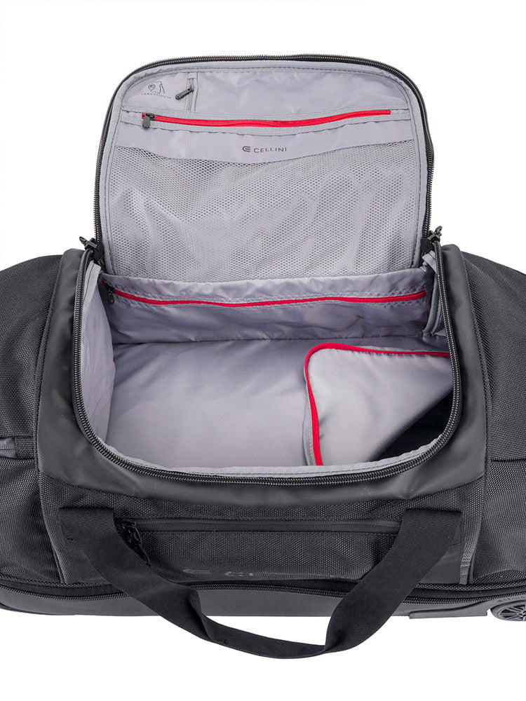 Cellini Xplorer Medium Double Decker Trolley Duffel | Black