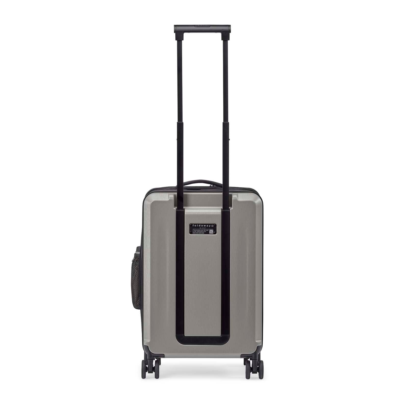 Senz° Foldaway Carry On Trolley | Silk Grey - iBags - Luggage & Leather Bags