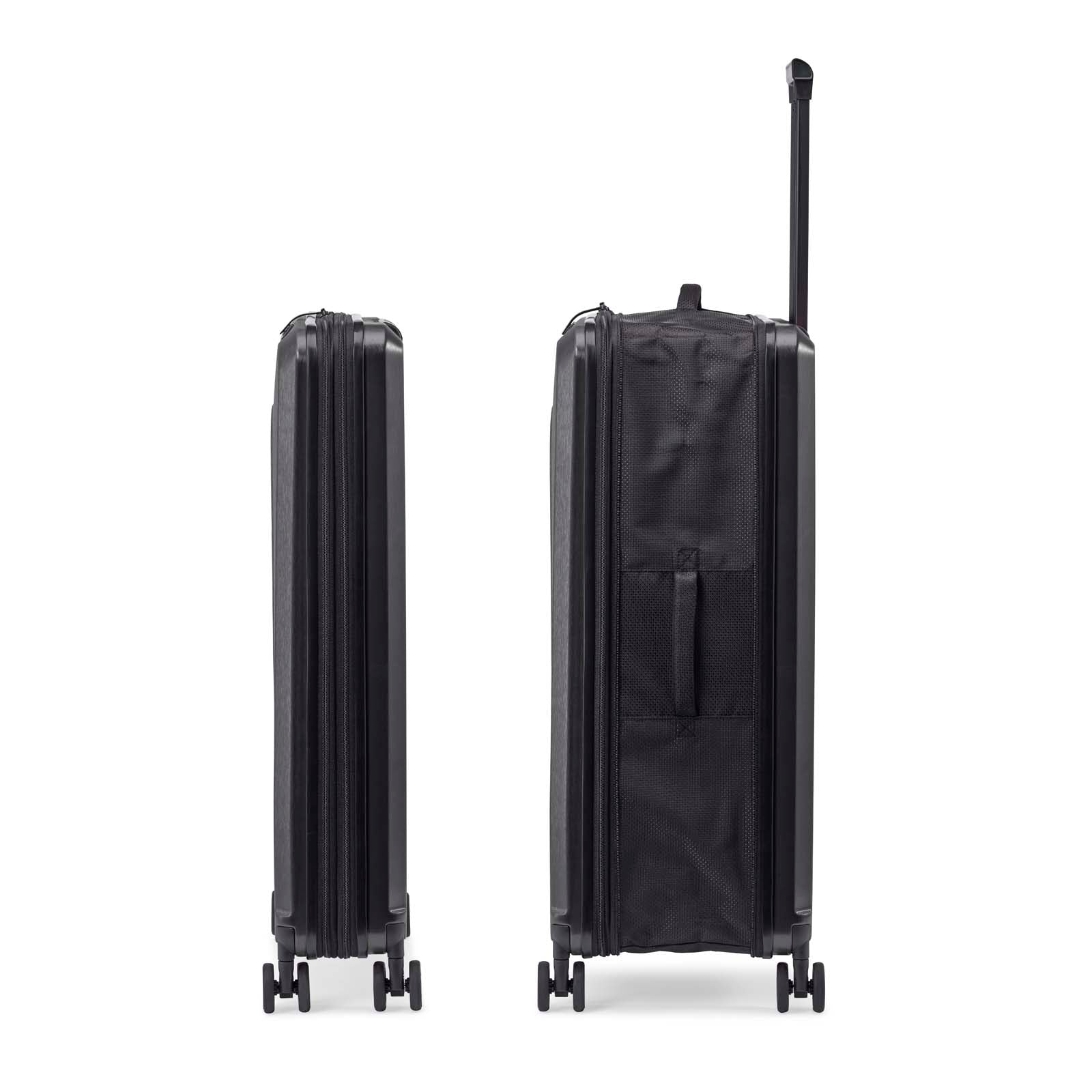 Senz° Foldaway Large Check In Trolley | Pure Black - iBags - Luggage & Leather Bags