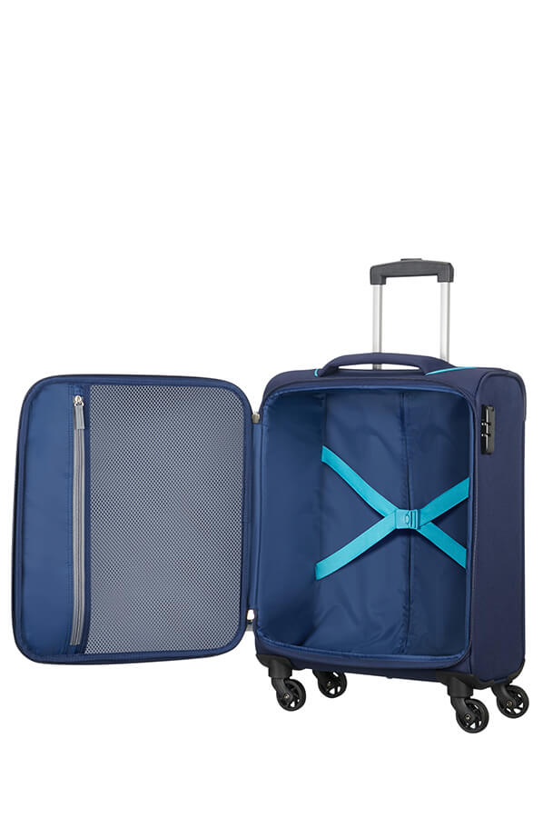 American Tourister Holiday Heat 55cm Cabin Spinner | Navy - iBags - Luggage & Leather Bags