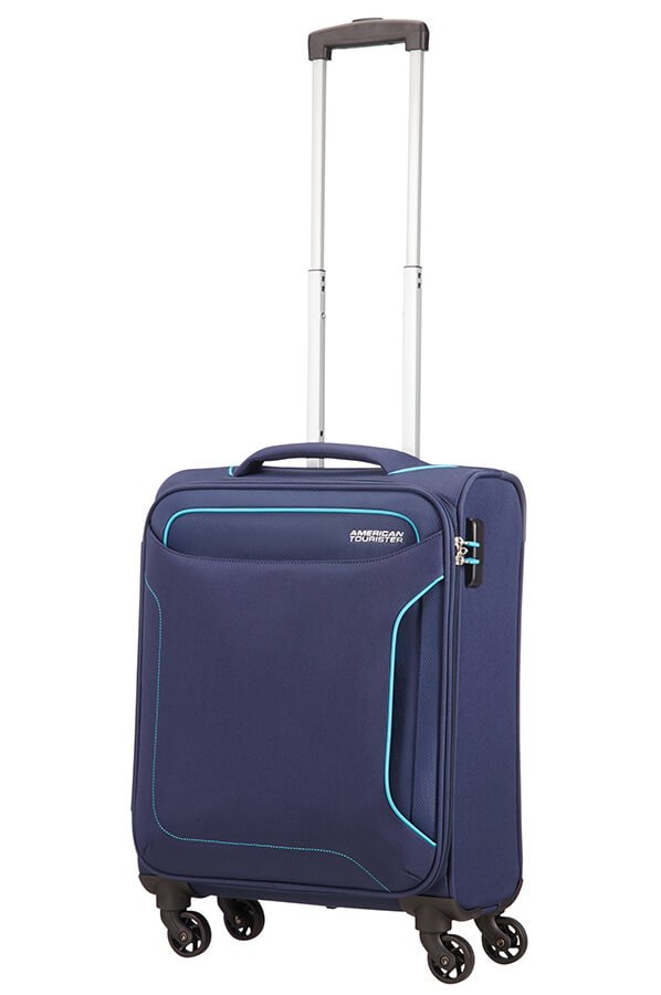 American Tourister Holiday Heat 55cm Cabin Spinner | Navy - iBags - Luggage & Leather Bags