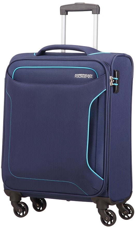 American Tourister Holiday Heat 55cm Cabin Spinner | Navy - iBags - Luggage & Leather Bags