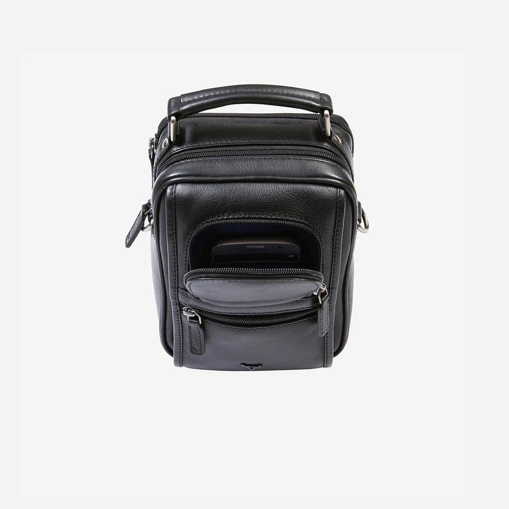 Brando Armstrong Gent'S Bag With Top Handle | Black - iBags - Luggage & Leather Bags