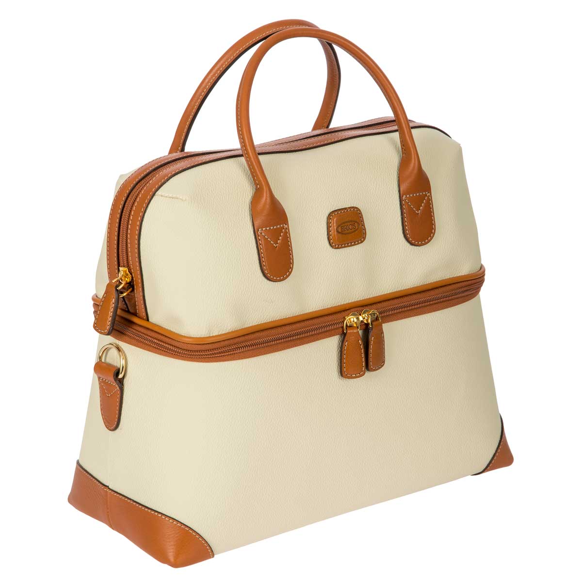 Bric's Firenze Tuscan Beauty Case | Cream - iBags - Luggage & Leather Bags