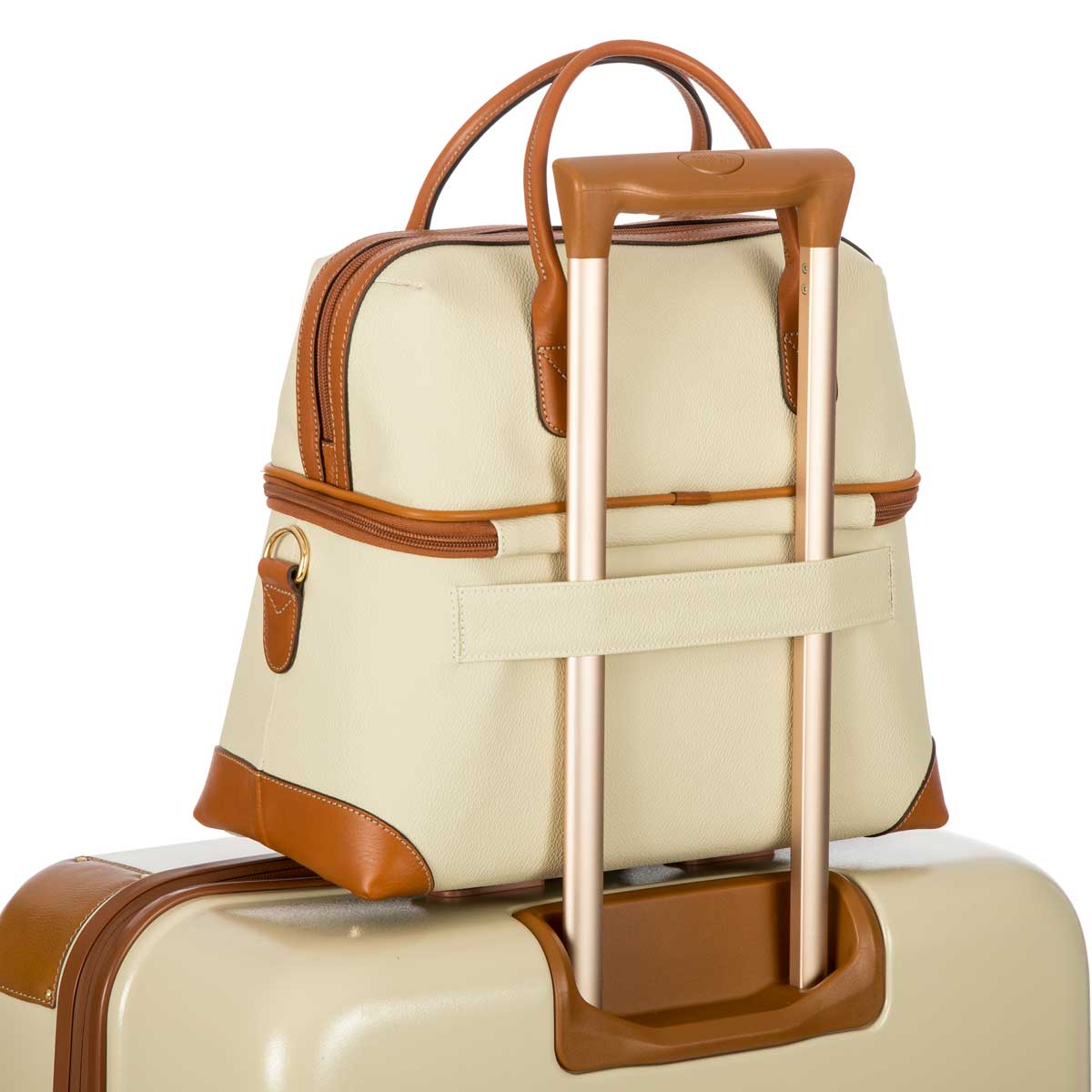 Bric's Firenze Tuscan Beauty Case | Cream - iBags - Luggage & Leather Bags