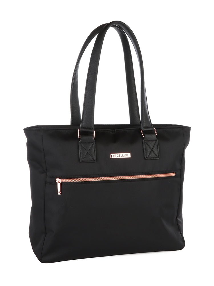 Cellini Allure Ladies Business Tote | Silk Black - iBags - Luggage & Leather Bags