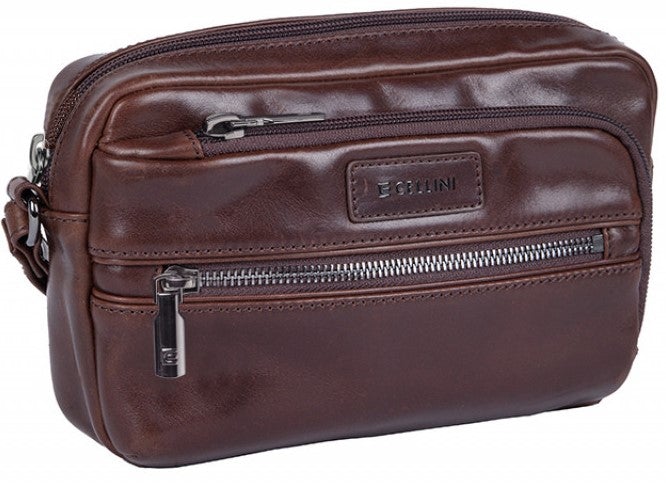 Cellini Infiniti Gents Wrist Bag | Brown - iBags - Luggage & Leather Bags