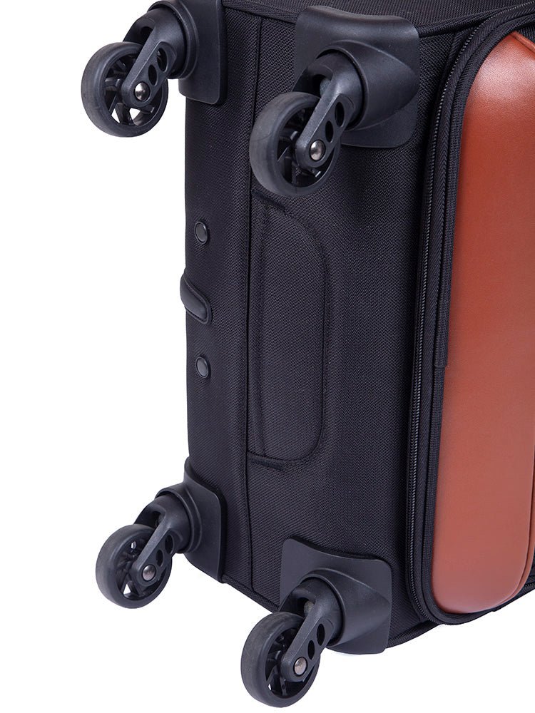 Cellini Monte Carlo Trolley Carry On | Black - iBags - Luggage & Leather Bags