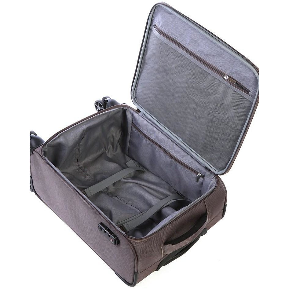 Cellini Optima 55cm 4 Wheel Cabin Trolley Black (5 Year Warranty) - iBags - Luggage & Leather Bags