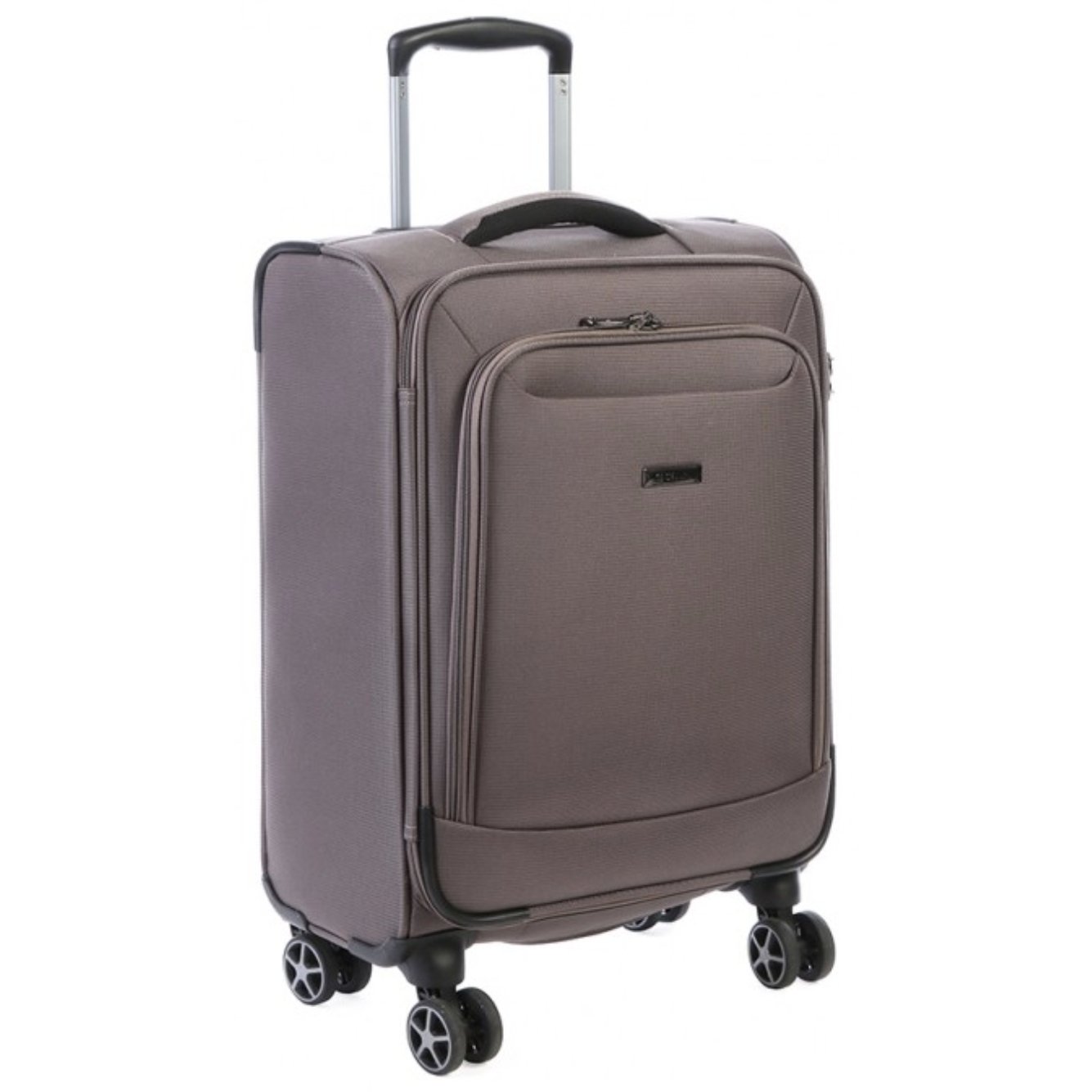 Cellini Optima 55cm 4 Wheel Cabin Trolley Black (5 Year Warranty) - iBags - Luggage & Leather Bags