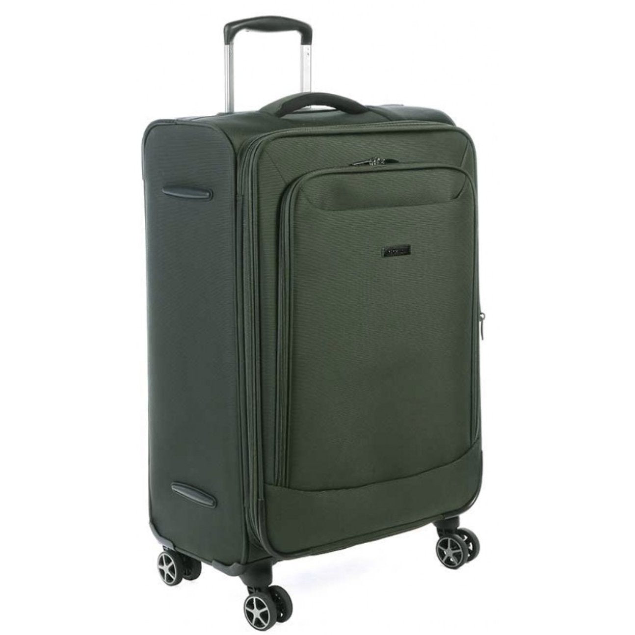 Cellini Optima 68cm 4 Wheel Trolley Case Green (5 Year Warranty) - iBags - Luggage & Leather Bags