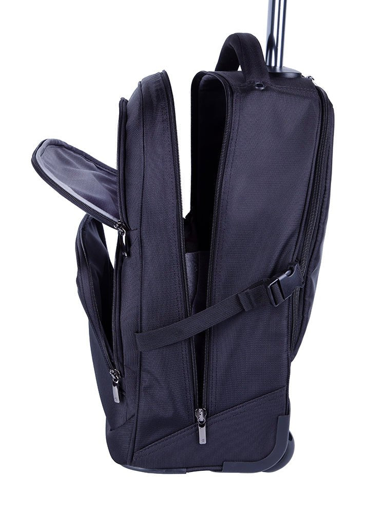 Cellini Optima Trolley Backpack | Black - iBags - Luggage & Leather Bags