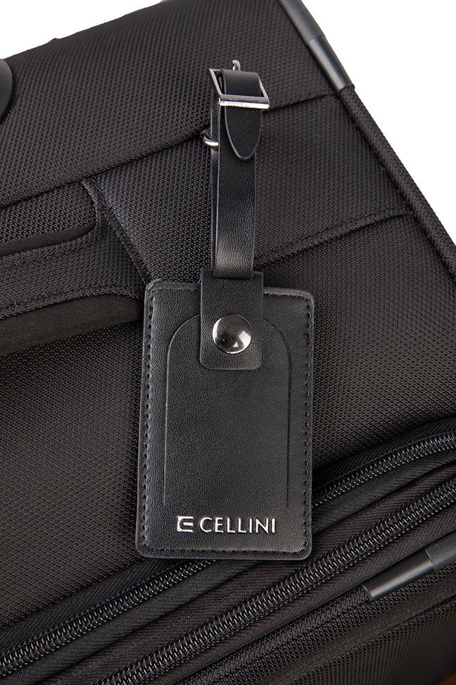 Cellini Smartcase Digital Carry On | Black - iBags - Luggage & Leather Bags