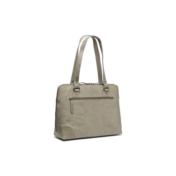 Chesterfield 13" Shopper - Resa | Grey - iBags - Luggage & Leather Bags