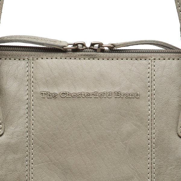 Chesterfield 13" Shopper - Resa | Grey - iBags - Luggage & Leather Bags