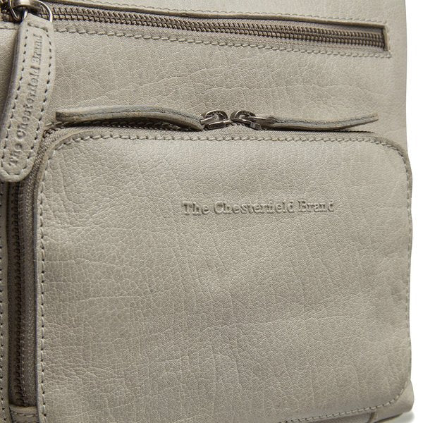 Chesterfield 25Cm Shoulder Bag - Tula | Grey - iBags - Luggage & Leather Bags