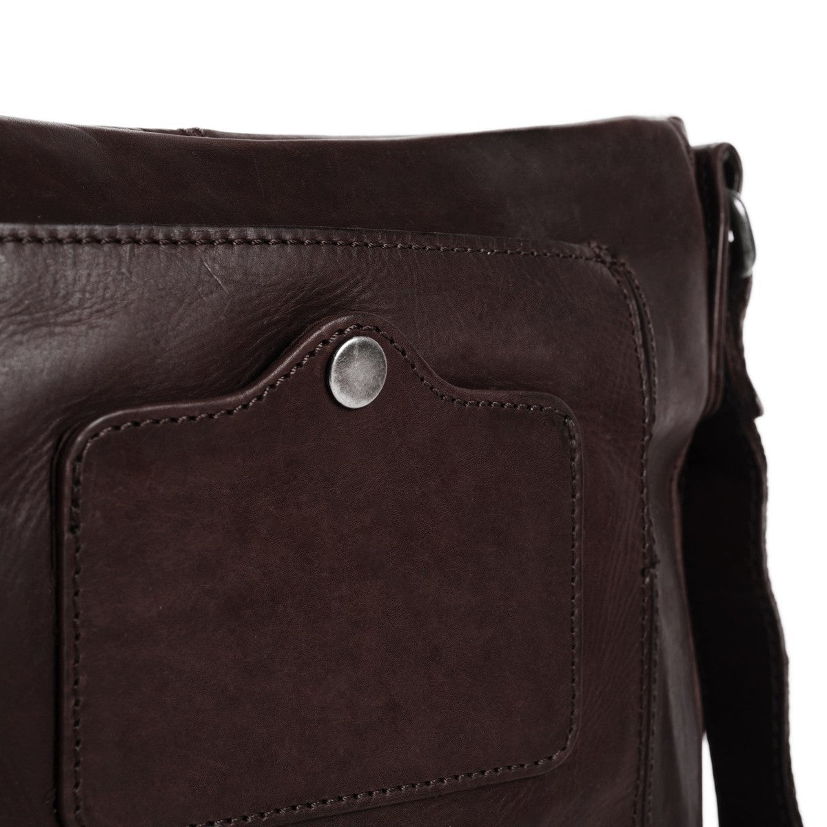 Chesterfield Bodin Leather Shoulder Bag | Brown - iBags - Luggage & Leather Bags