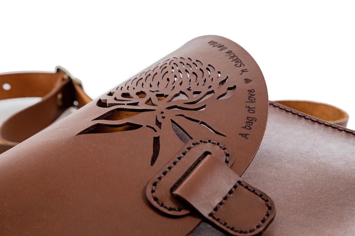 Yuppie Pincushion Bag Of Love | Brown Leather - iBags - Luggage & Leather Bags